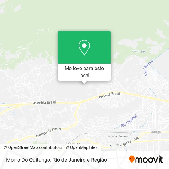 Morro Do Quitungo mapa