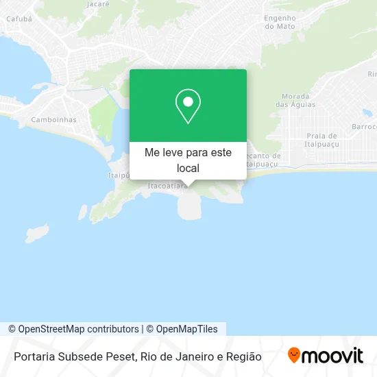 Portaria Subsede Peset mapa