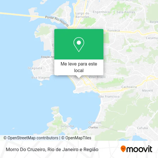 Morro Do Cruzeiro mapa