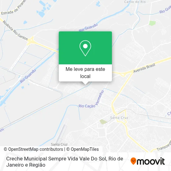 Creche Municipal Sempre Vida Vale Do Sol mapa