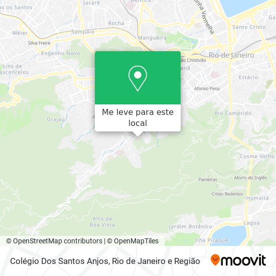 Colégio Dos Santos Anjos mapa