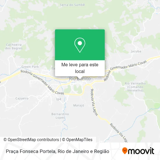 Praça Fonseca Portela mapa