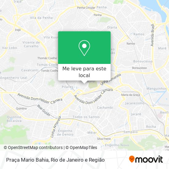 Praça Mario Bahia mapa