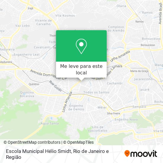 Escola Municipal Hélio Smidt mapa