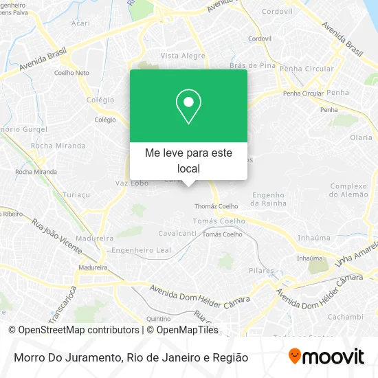 Morro Do Juramento mapa