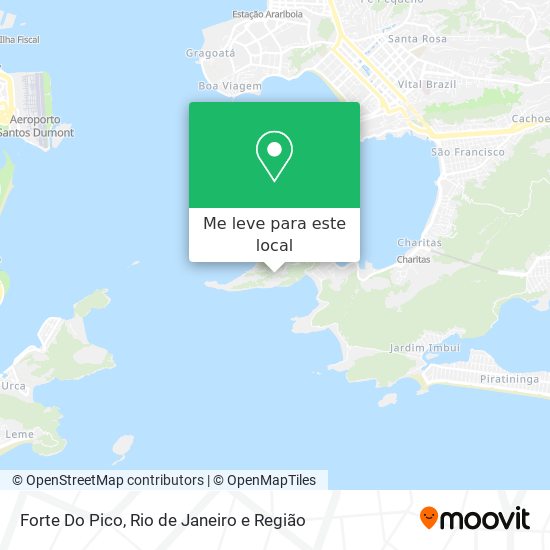 Forte Do Pico mapa