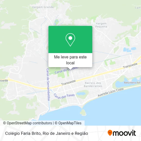 Colégio Faria Brito mapa