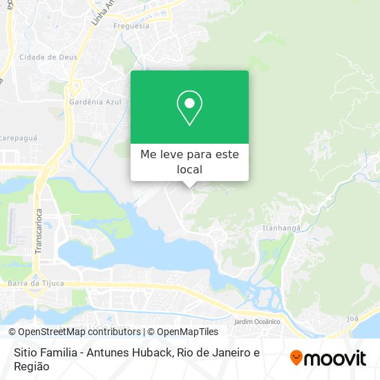 Sitio Familia - Antunes Huback mapa