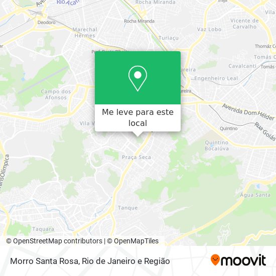 Morro Santa Rosa mapa