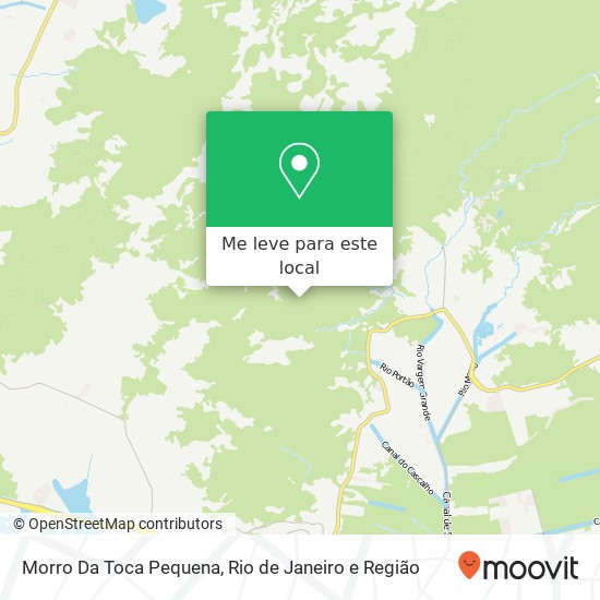 Morro Da Toca Pequena mapa