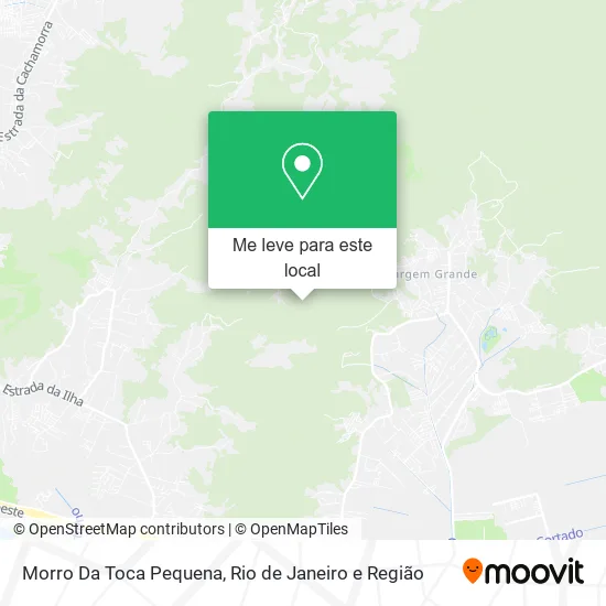 Morro Da Toca Pequena mapa
