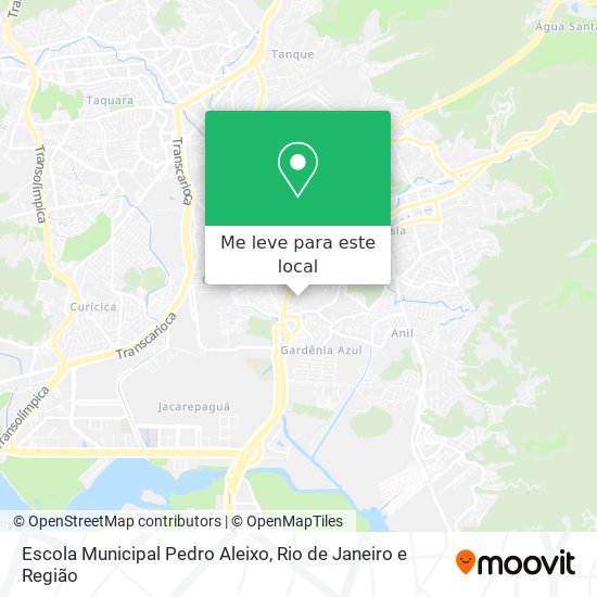 Escola Municipal Pedro Aleixo mapa