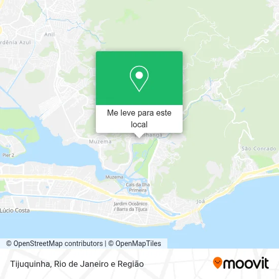 Tijuquinha mapa