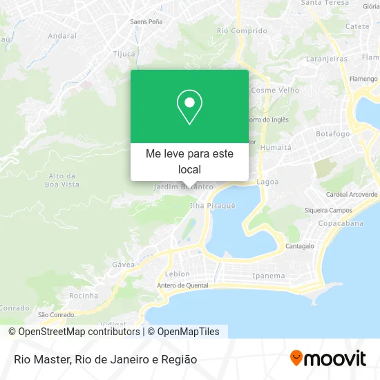 Rio Master mapa