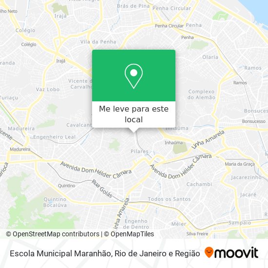 Escola Municipal Maranhão mapa