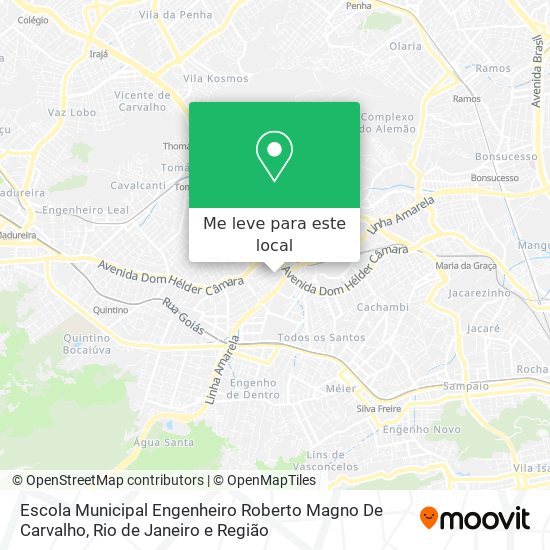 Escola Municipal Engenheiro Roberto Magno De Carvalho mapa