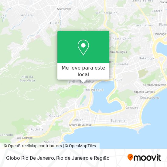 Globo Rio De Janeiro mapa
