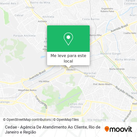Cedae - Agência De Atendimento Ao Cliente mapa