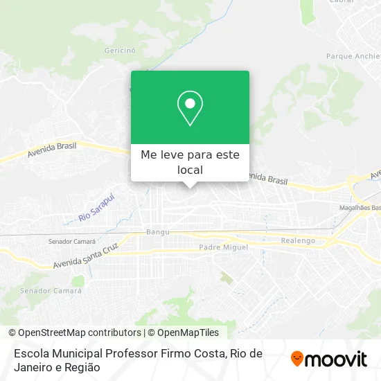 Escola Municipal Professor Firmo Costa mapa