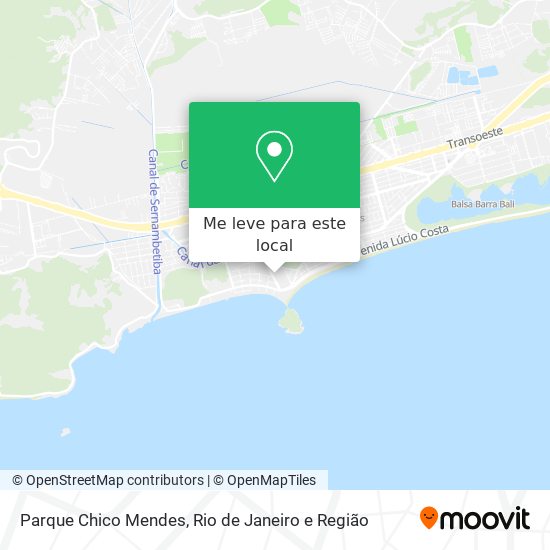 Parque Chico Mendes mapa