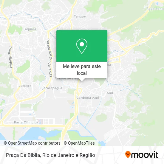 Praça Da Bíblia mapa