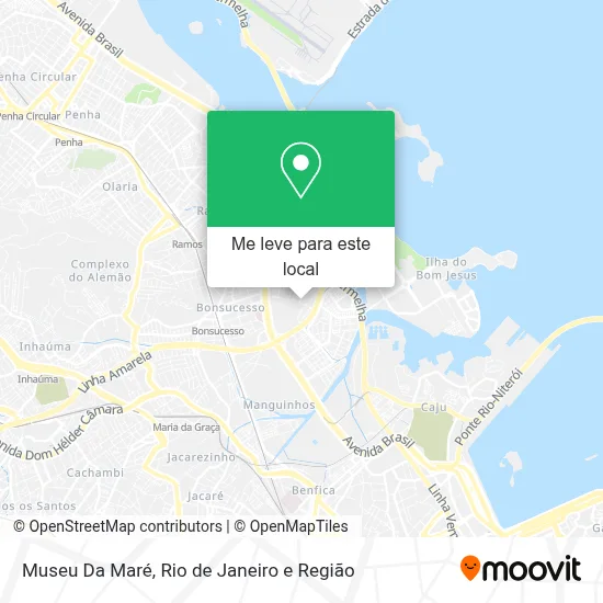 Museu Da Maré mapa