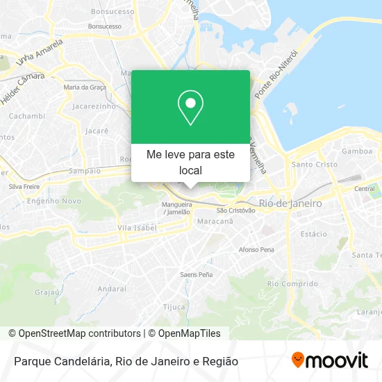 Parque Candelária mapa