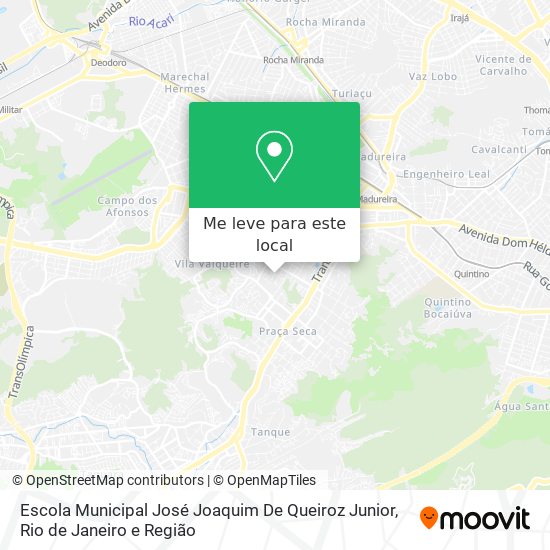 Escola Municipal José Joaquim De Queiroz Junior mapa