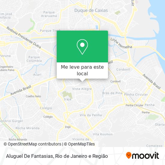 Aluguel De Fantasias mapa