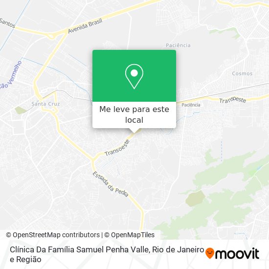 Clínica Da Família Samuel Penha Valle mapa