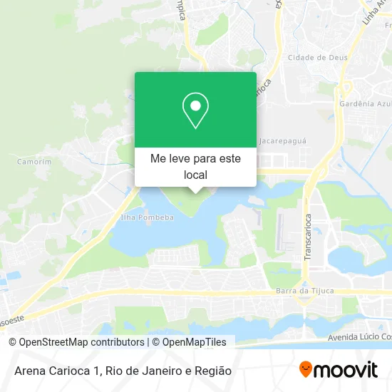Arena Carioca 1 mapa