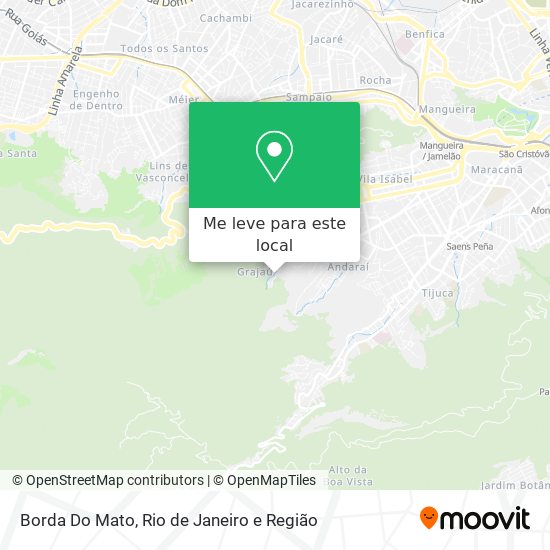 Borda Do Mato mapa