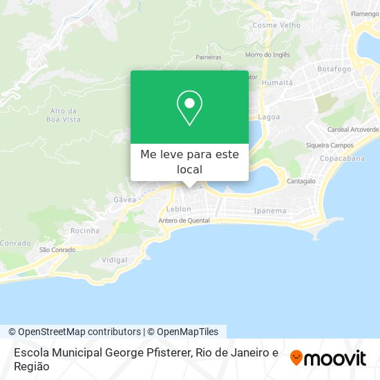 Escola Municipal George Pfisterer mapa