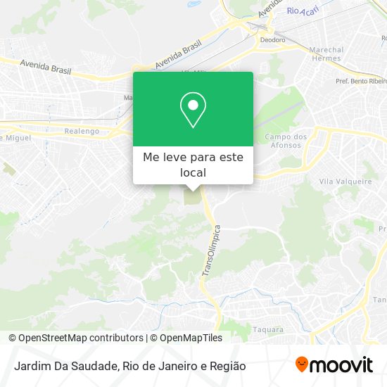Jardim Da Saudade mapa