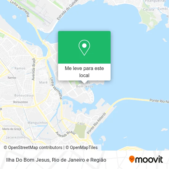 Ilha Do Bom Jesus mapa
