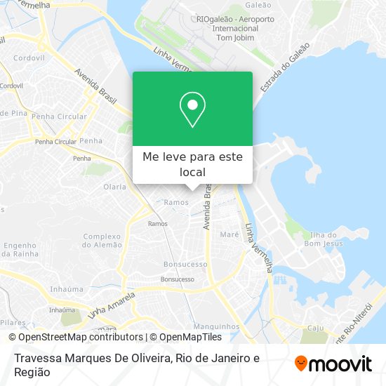 Travessa Marques De Oliveira mapa