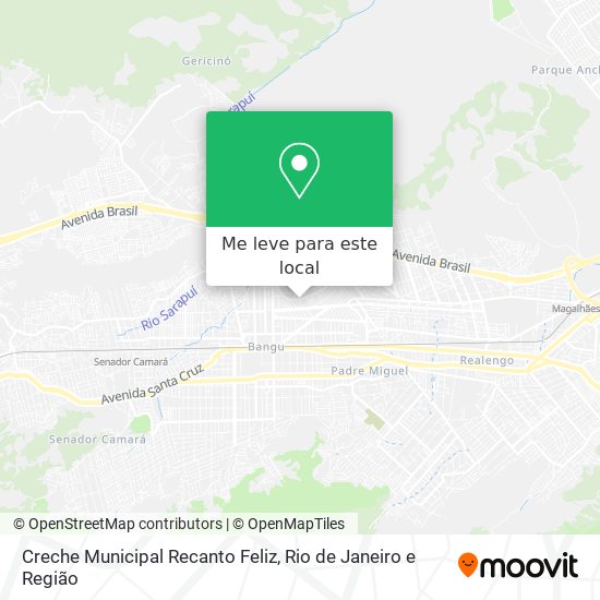 Creche Municipal Recanto Feliz mapa