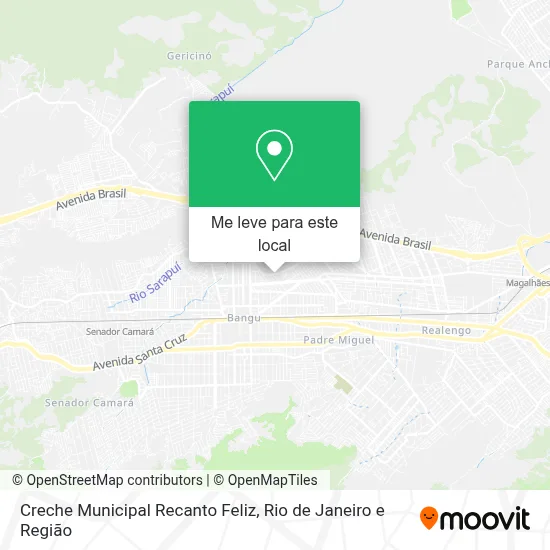 Creche Municipal Recanto Feliz mapa