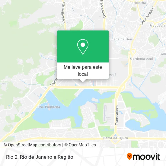 Rio 2 mapa