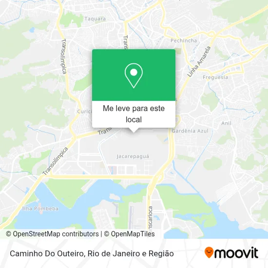 Caminho Do Outeiro mapa