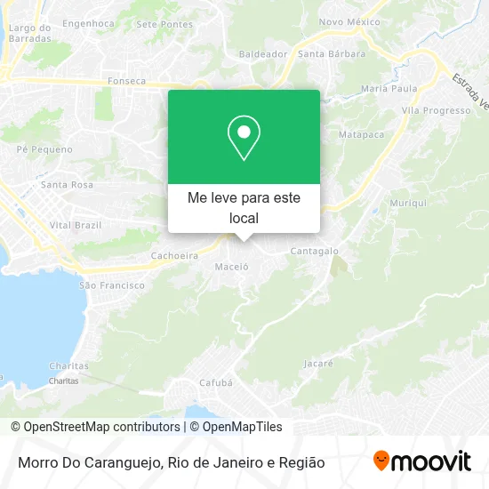 Morro Do Caranguejo mapa