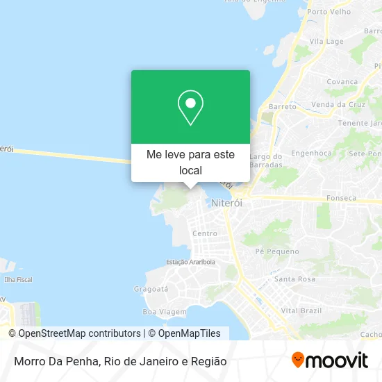 Morro Da Penha mapa