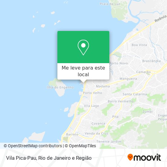 Vila Pica-Pau mapa