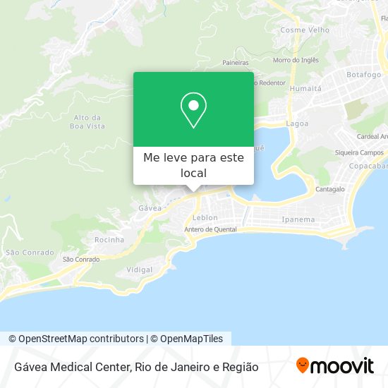 Gávea Medical Center mapa