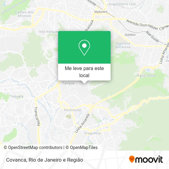 Covanca mapa