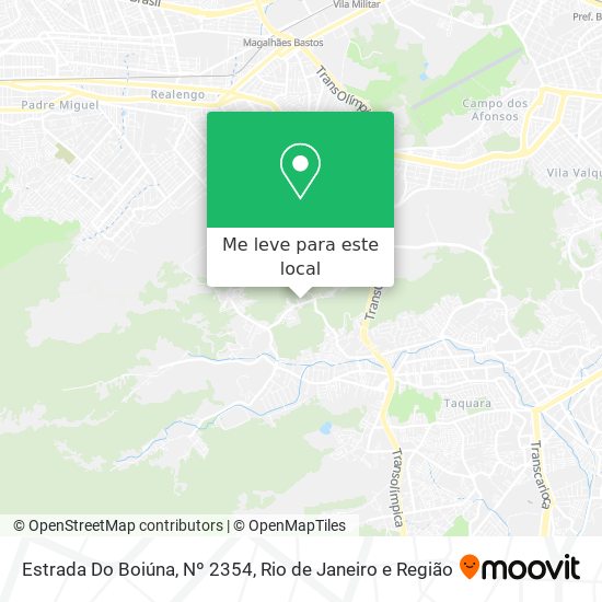 Estrada Do Boiúna, Nº 2354 mapa