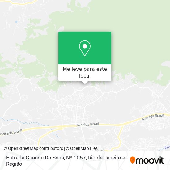 Estrada Guandu Do Sena, Nº 1057 mapa
