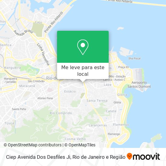 Ciep Avenida Dos Desfiles Ji mapa