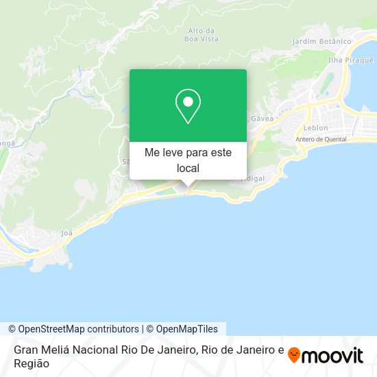 Gran Meliá Nacional Rio De Janeiro mapa