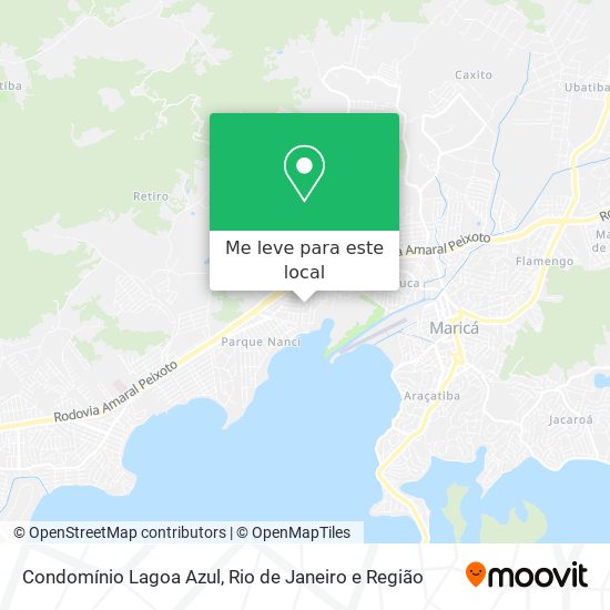 Condomínio Lagoa Azul mapa